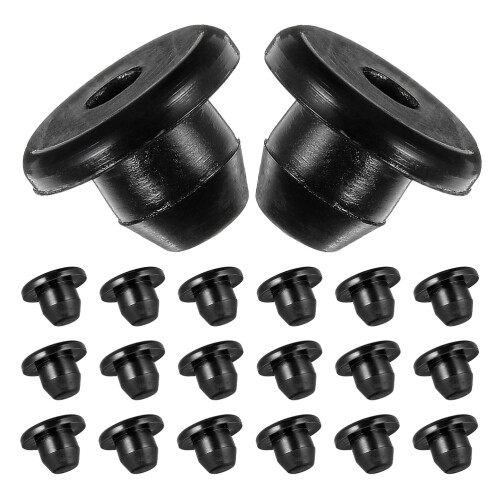150Stk Universal Hydraulikheber Gummikappe Ölstopfen Schwarz 2