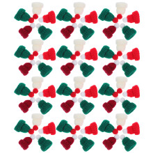 180Stk Vielfarbige Mini Strickmützen Für Bastelprojekte
