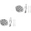 2Sets Escargot Platte Mit Gabel-Clip Set Silber Für Haushalt 3