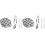 2Sets Escargot Platte Mit Gabel-Clip Set Silber Für Haushalt 2