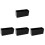 4Stk Desktop Organizer Schwarz Acryl Make-Up Aufbewahrung 2