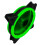 2Stk Computer Fan Grün Rgb CPU Computer Zubehör 1