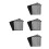 4Stk Pferde Fliegenstiefel Schutz Material Komfortable Passform 7
