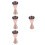 4Stk Bartender Doppeljigger Roségold Messbecher Cocktailset 10