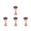 4Stk Bartender Doppeljigger Roségold Messbecher Cocktailset 9