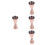 4Stk Bartender Doppeljigger Roségold Messbecher Cocktailset 6