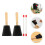 1Set Kinder Kuhglocke Metall Mit Stab Percussion-Instrument Handgerät 5