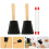1Set Kinder Kuhglocke Metall Mit Stab Percussion-Instrument Handgerät 7