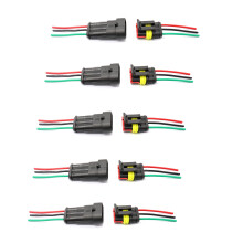 10Paare 3-Poliger Kabelverbinder Wasserdicht Multicolor Fahrzeug