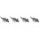 4St Luminous Geluid Dinosaurs Speelgoed Plastiek Loopmodel Voor Kids 4