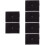 6St Zwart Sieraden Opbergzak Met Snap Sluiting Gift 6