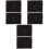 6St Zwart Sieraden Opbergzak Met Snap Sluiting Gift 3