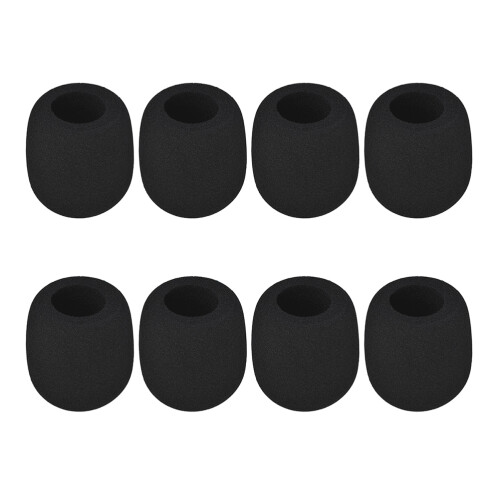 24St Microfoon Windscreens Zwart Comfortabel Voor Stemfilter