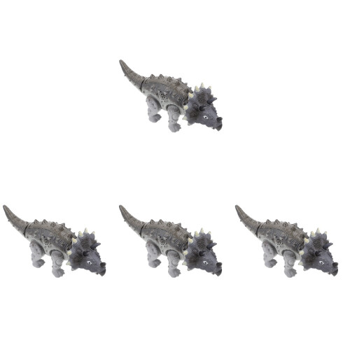 4St Luminous Geluid Dinosaurs Speelgoed Plastiek Loopmodel Voor Kids 1