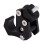 3St Inklapbare Zwarte Aluminium Motorhelm Haak Motorfiets 11
