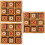 3Sets Beige Bordspel Hout En Gezelschap 7