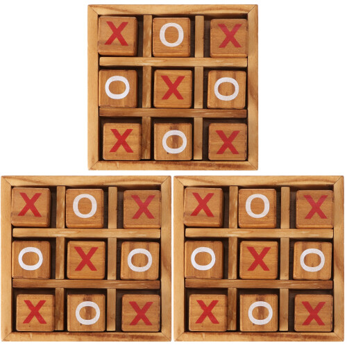 3Sets Beige Bordspel Hout En Gezelschap 1