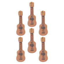 12St Kleine Mini Gitaar Resin Diverse Kleuren Voor Foto Props En Decor