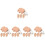 20St Duurzame Khaki Speenhouder Baby En Teether Clips 7