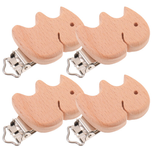 20St Duurzame Khaki Speenhouder Baby En Teether Clips