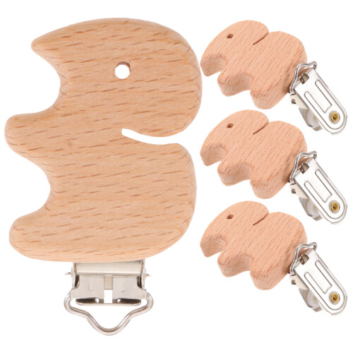 20St Duurzame Khaki Speenhouder Baby En Teether Clips 1