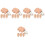 20St Duurzame Khaki Speenhouder Baby En Teether Clips 6