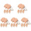 20St Duurzame Khaki Speenhouder Baby En Teether Clips 4