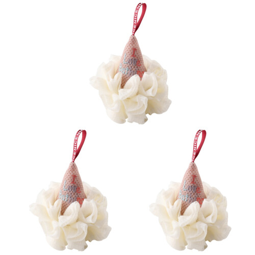 3St Foaming Douche Sponsen Ijsvorm Mesh Voor Thuisgebruik 1