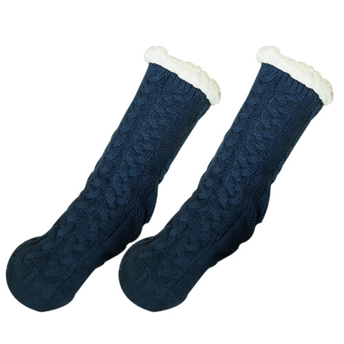 2Paren Ademend Katoenen Middelzware Dames Donkerblauw
