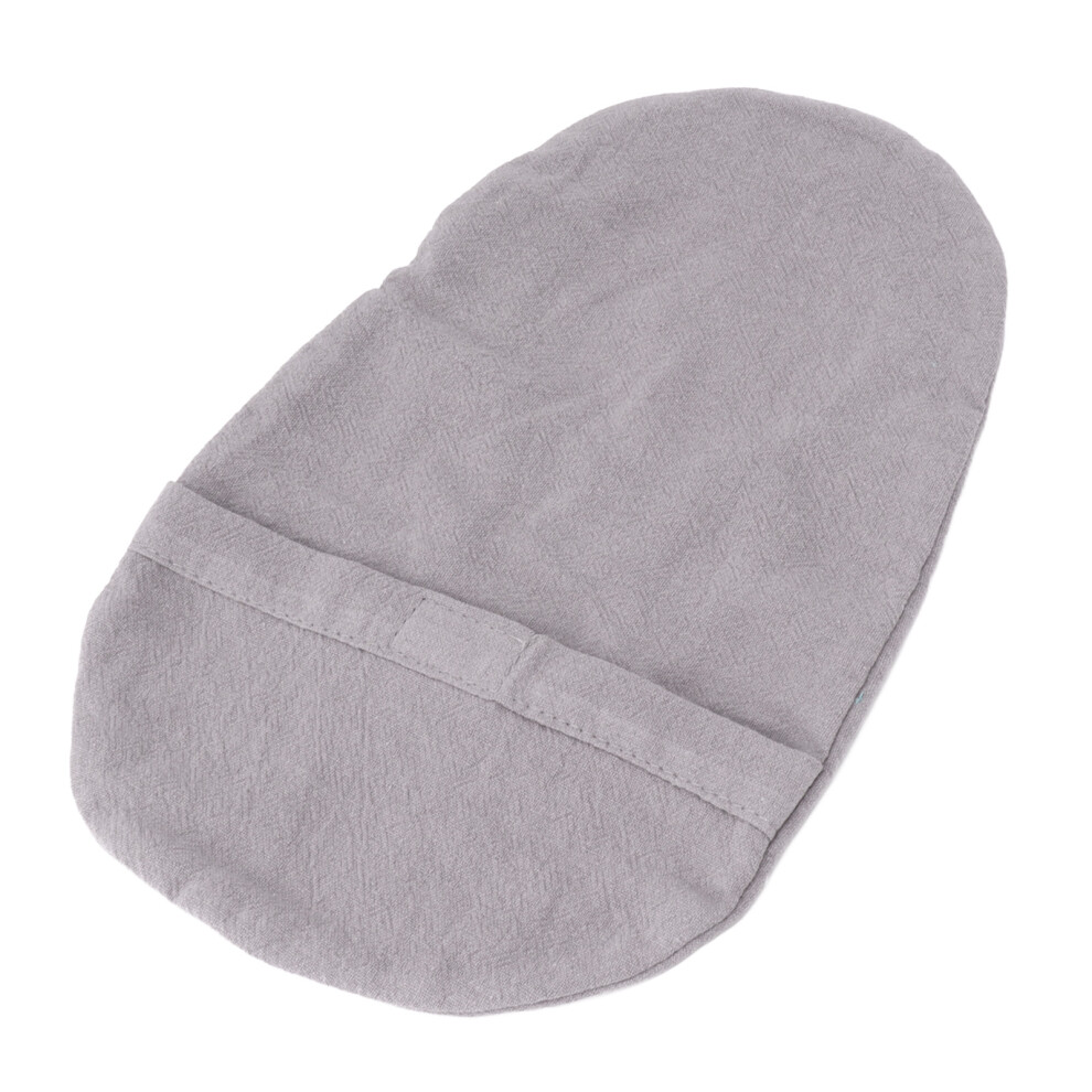 Gray Soft Cotton Reusable Ostomy Bag Cover, 24 X 16Cm