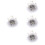 4St Witte Dashboard Mat Auto Hittebestendig Antislip Decoratief 6