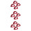 6Paren Verstelbare Straps Clips Stevige Nylon Pedalen Grip 8