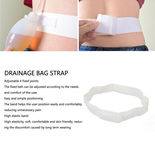 Adjustable Drainage Fixing Straps - Skin-Friendly, 120cm/47.24in 2