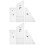 2Sets Duurzame Acryl Patchwork Template Voor Professioneel Thuisnaaien 6