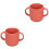 2St Peuter Open Drinkbeker Van Silicone Met Handvat 5