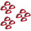 6Paren Verstelbare Straps Clips Stevige Nylon Pedalen Grip 7