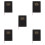 5St Zwarte Planner PU Schrijfboek Portable Planning Notepad 8