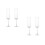 4Pcs Clear Toasting Glasses Elegant Highstem Cups 7