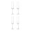 4Pcs Clear Toasting Glasses Elegant Highstem Cups 10