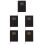 5St Zwarte Planner PU Schrijfboek Portable Planning Notepad 4
