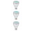 3St Vervangbare Douchekop Silver ABS Hoge 36 Nozzle Handdouche 8