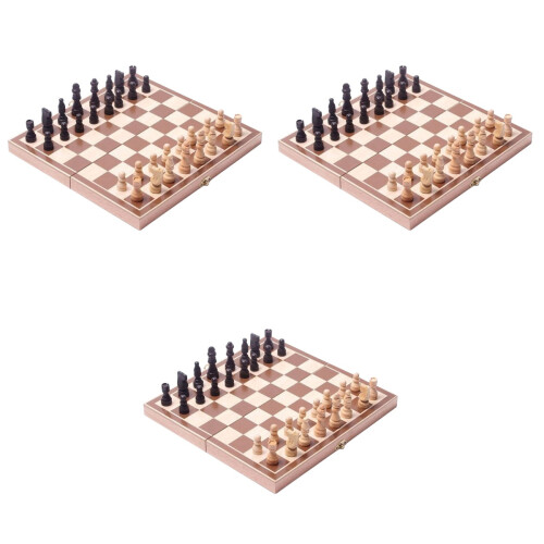 3Sets Schaakset in Diverse Kleuren, Lichtgewicht En Draagbaar 2