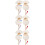 12St Decoratieve Witte Graffiti Papierventilatoren Voor Creatieve Kids 10