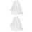 2St Wit Kinder Bruidssluier Met Strikzacht Haaraccessoire 5