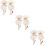 12St Decoratieve Witte Graffiti Papierventilatoren Voor Creatieve Kids 11