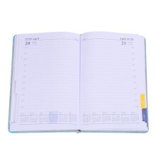4St PU Planner Notebook Sky-Blue 2026 Jaarlijkse Werk & Agenda