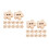 400St Beige Knopen Voor Scrapbooking En Kleding Naaien 5