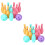 2Sets Kind Bowlingset, Educatief En Interactief Speelgoed Voor 8