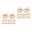 400St Beige Knopen Voor Scrapbooking En Kleding Naaien 8