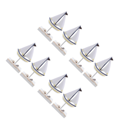 8St Zeilboot Model Compact Voor Nautische Tafeldecoratie 2